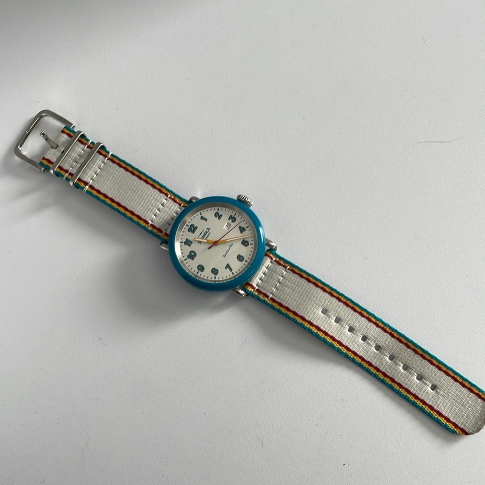 Special limited edition Detroit Pistons team colors Shinola Watch